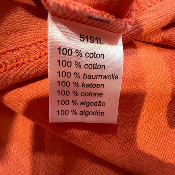 Lacoste Men's Cotton Polo, Orange, Size 6 (XL), lightweight, collared, summer - Picture 11 of 13